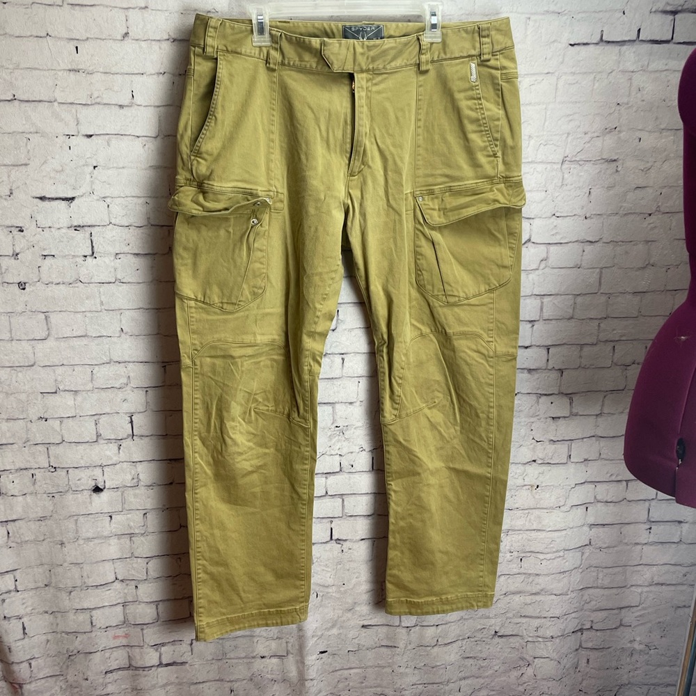 Spyder Mens rail pants style 158066 size 38/32 khaki